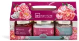 Набор IDC Institute Scented Garden Peony лосьон для тела 300 г скраб для тела 470 г и соль для ванны 410 г — фото 1