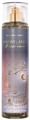 Спрей для тела Bath & Body Works Snowflakes & Cashmere парфюмированный мист ваниль и карамель 236 мл