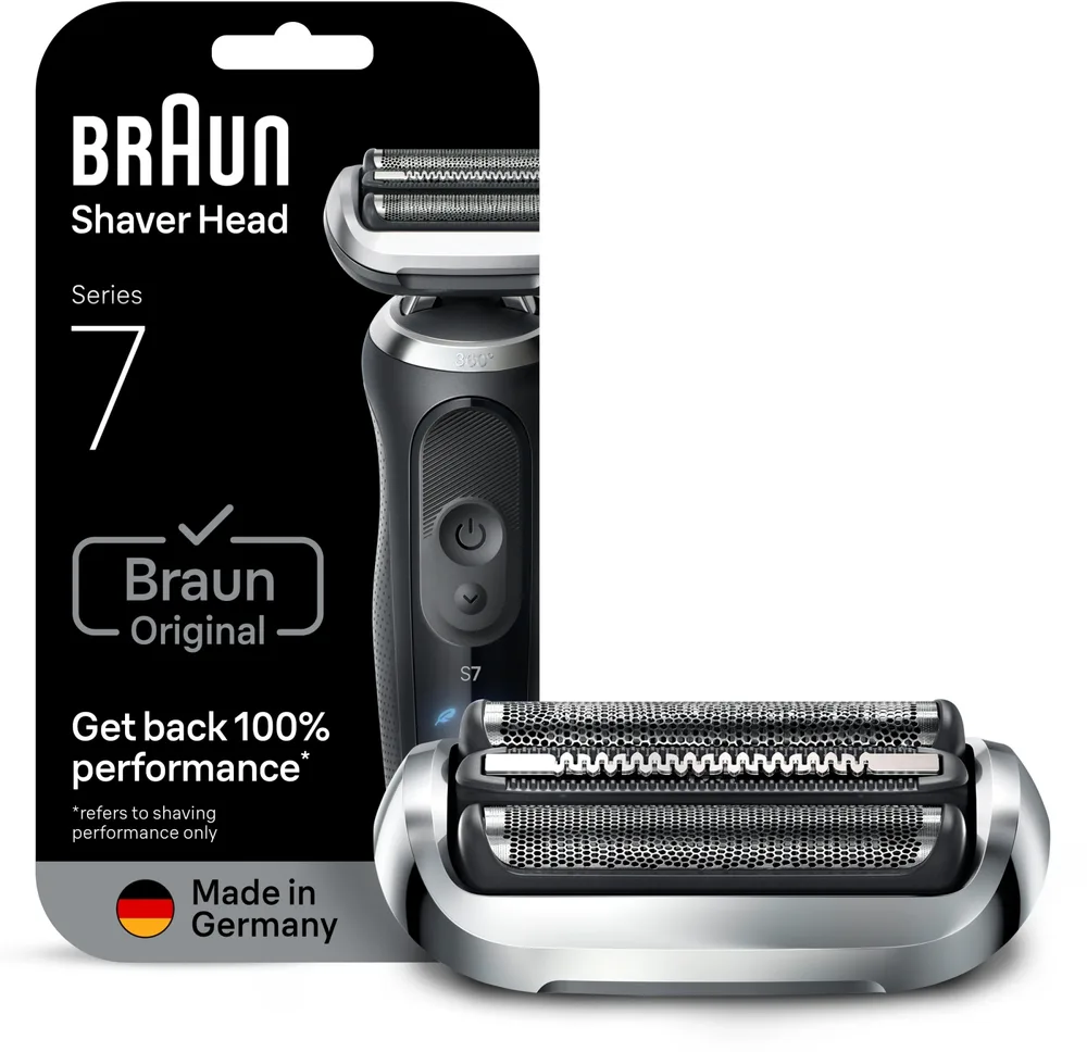 Сменная головка для электробритвы Braun Series 7 74S серебристая, 1 шт
