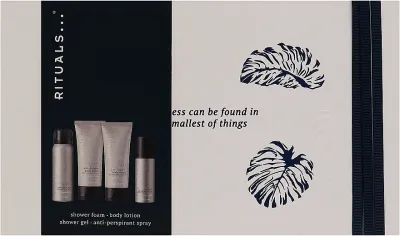 Мужской набор Rituals Homme пенка для душа 50 мл гель для душа 70 мл лосьон для тела 70 мл и антиперспирант 50 мл