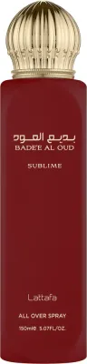 Спрей для тела Lattafa Perfumes Bade'e Al Oud Sublime парфюмированный фруктово-древесный 150 мл