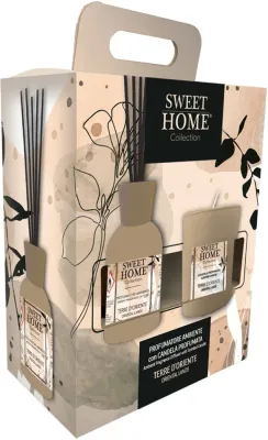 Подарочный набор Sweet Home Collection Terre D'Oriente Oriental Lands: ароматический диффузор 100 мл и ароматическая свеча 110 г