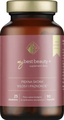 БАД для кожи, волос и ногтей MyBestPharm Beauty+ 3in1, капсулы, 90 шт