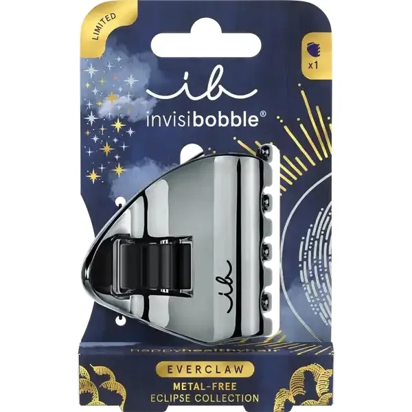 Заколка-краб для волос Invisibobble Everclaw M Eclipse Moonbeam без металла, с угловатым дизайном, 1 шт