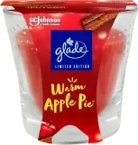 Свеча ароматическая Glade Warm Apple Pie Candle, «Яблочный пирог», 112 г / 204 г — фото 1