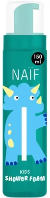 Пенка для мытья тела детская Naif Kids Shower Foam, для ежедневного применения, 150 мл