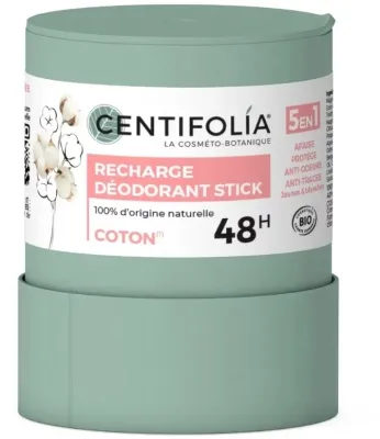 Centifolia Cotton дезодорант-стик 48h сменный блок, бальзам с ароматом цветка хлопка для чувствительной кожи 50 г