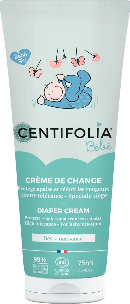 Centifolia Baby Diaper Cream крем под подгузник с оксидом цинка для детей и младенцев 75 мл, защитный, детский уход