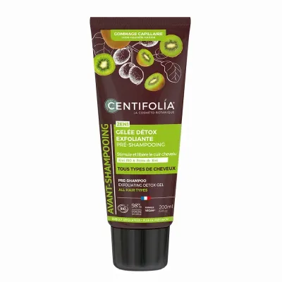 Детокс-гель для кожи головы Centifolia Pre-Shampoo Exfoliating Detox Gel отшелушивающий, перед мытьём волос, 200 мл