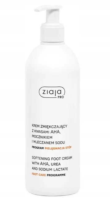 Крем для стоп Ziaja Pro Softening Foot Cream смягчающий, с мочевиной и лактатом натрия, 400 мл