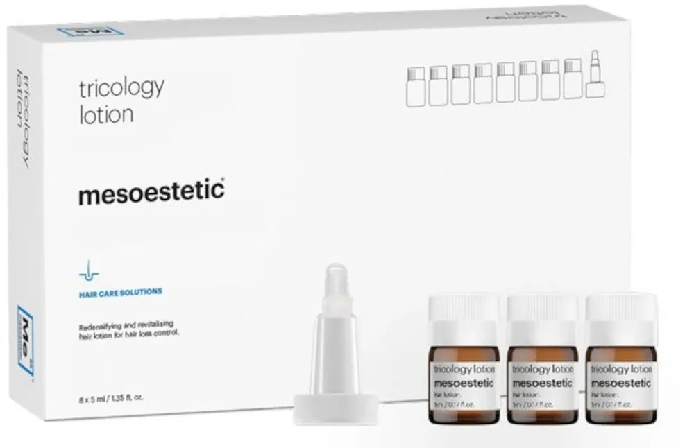 Лосьон против выпадения волос Mesoestetic Tricology Hair Loss Lotion, с витаминами, для мужчин и женщин, 8 × 5 мл