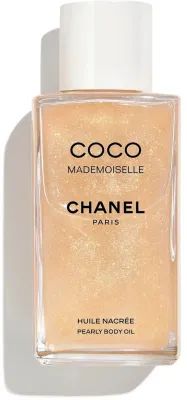 Перламутровое масло для тела Chanel Coco Mademoiselle Pearly Body Oil ароматное, с эффектом блеска, 250 мл