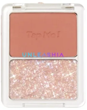Палетка теней для век Unleashia Tap Me Palette Duo, 8,4 г, оттенок 3 - Rub-A-Dub