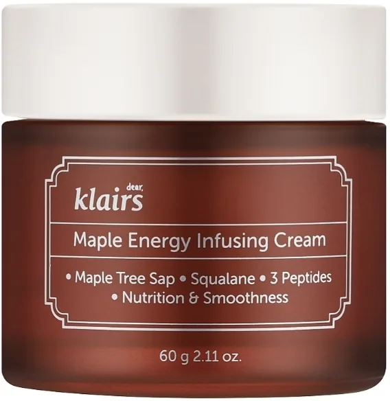 Крем для лица Dear Klairs Maple Energy питательный с кленовым соком 60 г
