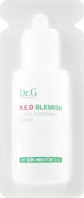 Успокаивающий тоник для лица Dr.G Red Blemish Clear с центеллой и куркумой, 300 мл