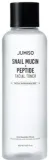 Jumiso Snail Mucin + Peptide Facial Toner тонер для лица с муцином улитки и пептидами, увлажняющий, антивозрастной, корейский, 205 мл — фото 1