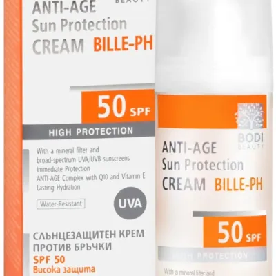 Крем солнцезащитный антивозрастной Bodi Beauty Bille PH Anti-Age Sun Protection Cream SPF50, для лица, 30 мл