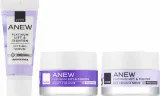 Набор для лица Avon Anew Platinum дневной крем с SPF 20 ночной крем и сыворотка с технологией Protinol для зрелой кожи 15+15+10 мл — фото 2