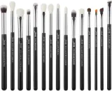 Набор кистей для макияжа Jessup Black Silver Mix Hair Brush Set, модель T177, 15 шт — фото 1