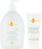 Детский набор NeBiolina Baby Care Box пена-шампунь для тела и волос и увлажняющий крем с маслом оливы 500+100 мл — фото 2