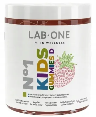 Жевательный мармелад с витамином D для детей Lab One Kids Gummies D, 60 шт