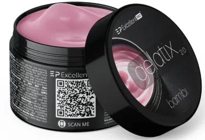 Желеобразный гель для ногтей Excellent Pro Gelatix 2.0 строительный, очень густой, 15 г, оттенок Bambi