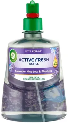 Сменный блок для автоматического диффузора Air Wick 24/7 Active Fresh Refill Lavender Meadow And Bluebells, лавандовый луг и колокольчики, 228 мл