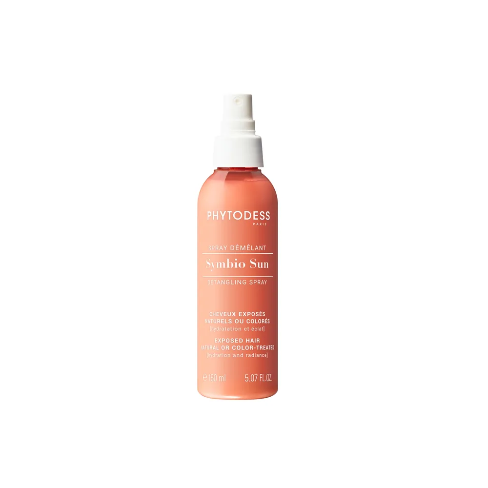 Спрей для облегчения расчёсывания волос Phytodess Symbio Sun Detangling Spray, несмываемый, с маслом макадамии, 150 мл