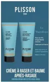 Plisson 1808 Clean Shaven Gift Box мужской подарочный набор: крем для бритья 100 мл и бальзам после бритья 100 мл — фото 1