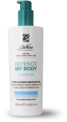 BioNike Defence My Body Hydraboost 48h флюид для тела лёгкий увлажняющий быстро впитывающийся 400 мл