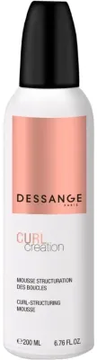 Пенка для моделирования локонов Dessange Curl Creation Curl-Structuring Mousse, для кудрявых и волнистых волос, 200 мл