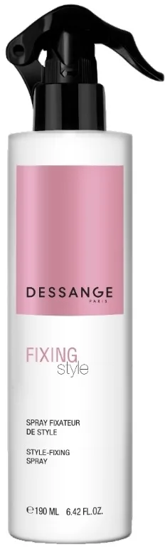 Dessange Fixing Style — фиксирующий спрей сильной фиксации для укладки волос с лимоном и апельсином, 190 мл