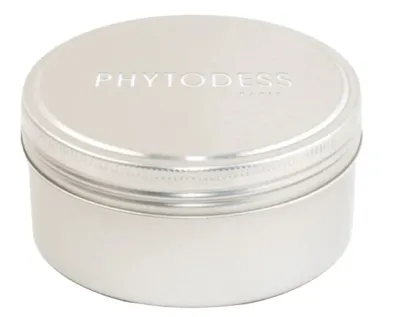 Баночка для твёрдого шампуня Phytodess Aluminum Box For Solid Shampoo алюминиевая, с дренажем и завинчивающейся крышкой, 67 × 33 мм