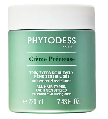 Крем для волос Phytodess Creme Precieuse восстанавливающий, питание и шелковистость для всех типов, с гидролизатом шёлка, 220 мл