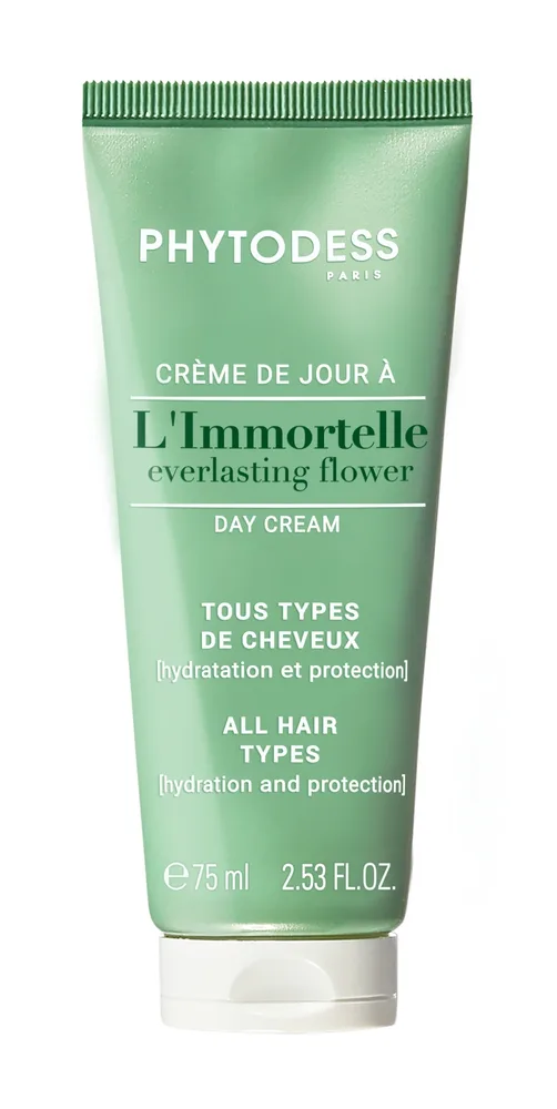 Дневной защитный крем для волос Phytodess Everlasting Flower Day Cream увлажнение и защита, для всех типов волос, 75 мл