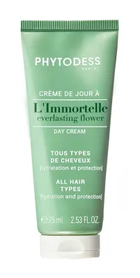 Дневной защитный крем для волос Phytodess Everlasting Flower Day Cream увлажнение и защита, для всех типов волос, 75 мл