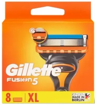 Сменные кассеты для бритвенного станка Gillette Fusion 5, 8 шт