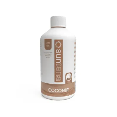 Раствор для спрей-загара Suntana Coconut Light Tan Solution профессиональный, с ароматом кокоса, 250 мл