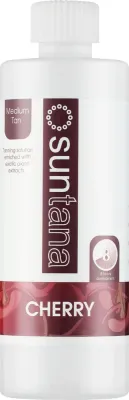 Спрей для тела Suntana Spray Tan Lotion Cherry Medium 10% профессиональный автозагар, 250 мл