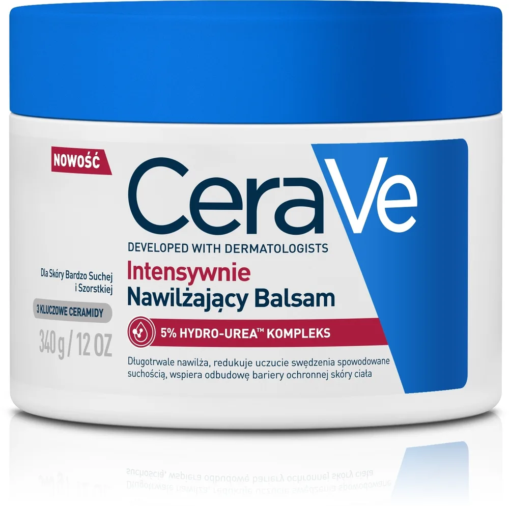 Интенсивно увлажняющий крем CeraVe с церамидами для лица и тела 340 г