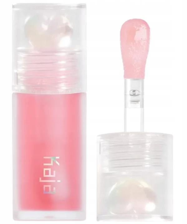 Масло для губ Kaja Juicy Glass Lip Oil оттеночное, с глянцевым блеском, 4 мл, оттенок 01 - Rose Hip Spritz