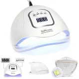 Лампа UV/LED для ногтей Sun X5 MAX 80W, для маникюра, белая, 1 шт — фото 2