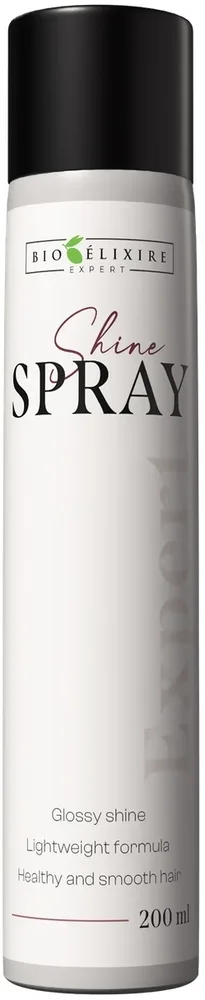 Спрей для блеска волос Bioelixire Expert Shine Spray, несмываемый, с зеркальным блеском, 200 мл