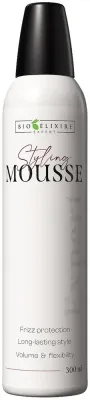 Пенка для укладки волос Bioelixire Expert Styling Mousse, для объёма и фиксации, 300 мл