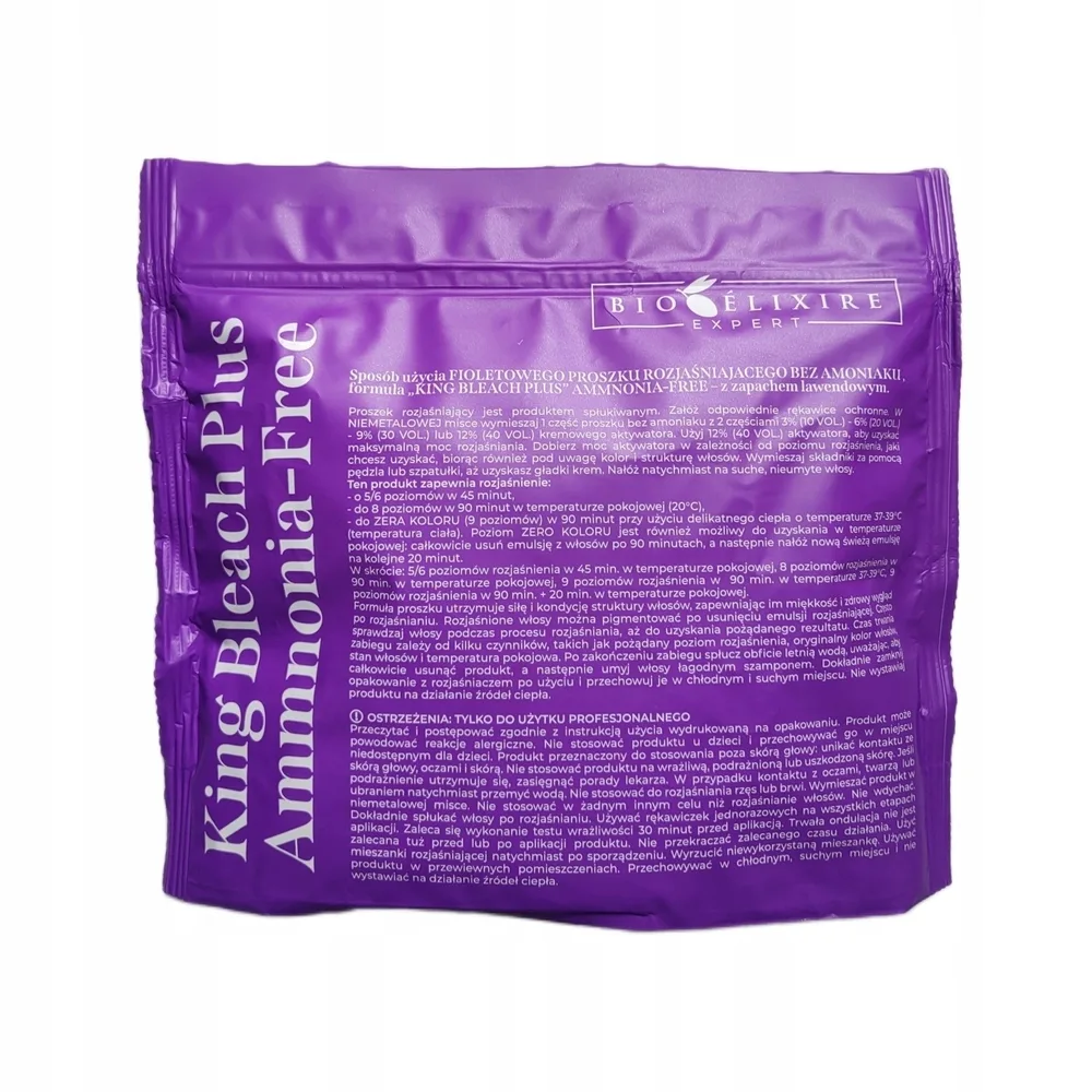 Пудра осветляющая для волос Bioelixire Expert King Bleach Plus Ammonia-Free без аммиака, 500 г