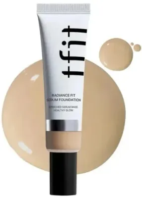 Тональная основа-сыворотка Tfit Radiance Fit Serum Foundation сияющая, 30 г, оттенок W02 - Almond Butter