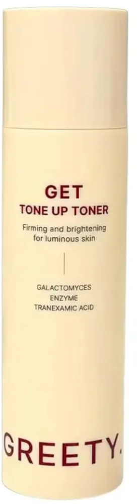 Тоник для лица Greety Get Tone Up Toner выравнивающий тон, придающий сияние, 150 мл