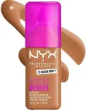 NYX Professional Makeup Podkład do twarzy - Тональный флюид NYX Professional Make Em Wonder Soft Matte матирующий стойкий, 30 мл, оттенок 25 - Warm Honey — фото 1