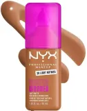 NYX Professional Makeup Podkład do twarzy - Тональный флюид NYX Professional Make Em Wonder Soft Matte матирующий стойкий, 30 мл, оттенок 30 - Light Nutmeg — фото 1