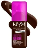 NYX Professional Makeup Podkład do twarzy - Тональный флюид NYX Professional Make Em Wonder Soft Matte матирующий стойкий, 30 мл, оттенок 44 - Rich Espresso — фото 1